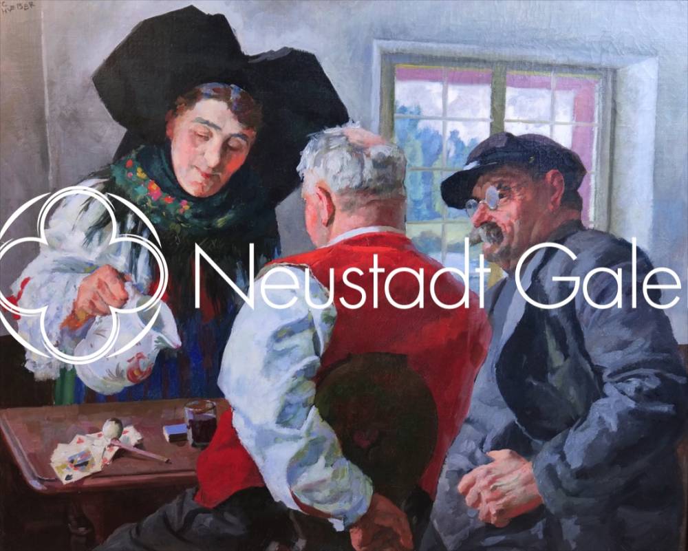 Scène d intérieur alsacien