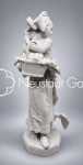 Albert SCHULTZ Gänseliesel Biscuit de porcelaine, hauteur 38cm. Charles Albert Schultz