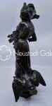 Albert SCHULTZ Ganseliesel Galvanoplastie, hauteur 45cm. Charles Albert Schultz