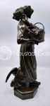 Albert SCHULTZ Ganseliesel hauteur 46cm. Charles Albert Schultz