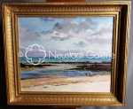 Alex Lizal Bord de mer huile sur toile, 50x62cm - 1904 (avec son cadre). Lizal Alexis