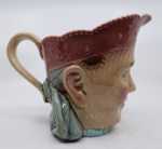 Faïencerie de Sarreguemines - Pichet anthropomorphe - Homme au chapeau (n°3300). Faïencerie de Sarreguemines