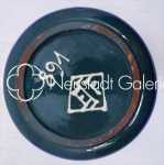 Léon ELCHINGER Coupelle cigogne céramique, diamètre 13,5cm - vers 1920 / 1934. Léon Elchinger