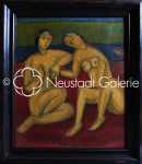 Lucien BINAEPFEL Femmes nues assises huile sur toile, 55x46cm - vers 1924. Lucien Binaepfel