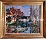 Lucien HAFFEN Le pont Saint Martin à Strasbourg (La Petite France) huile sur toile 50x61cm (avec son cadre). Lucien Haffen