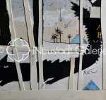 Raymond WAYDELICH Le Nil collage et encre, 50x37,5cm (détail). Raymond-Emile Waydelich